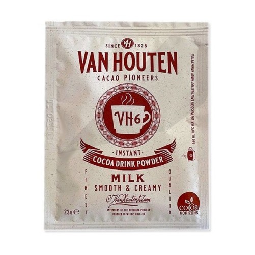 VANHOUTEN Chocolat chaud en dosette individuelle VH6  - Boite de 100 sachets 23g