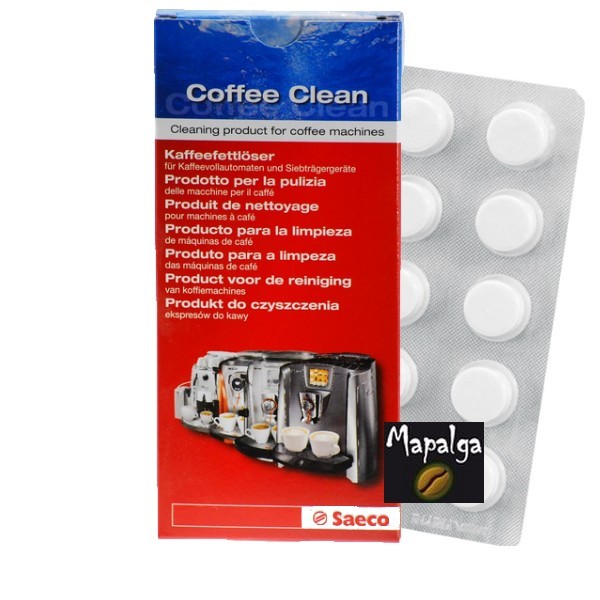 Kit entretien SAECO ( 1 détartrant 250 ml+ 10 tablettes dégraissage + 1  tube de graisse) - MAPALGA CAFES