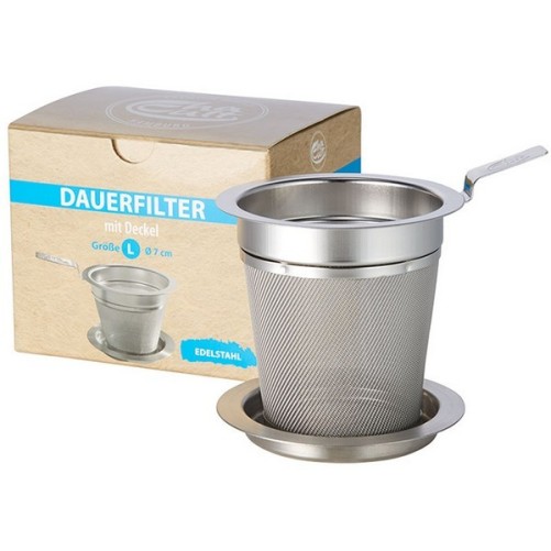 Filtre en acier inoxydable, taille L diamètre 7 cm 41584 - CHA CULT