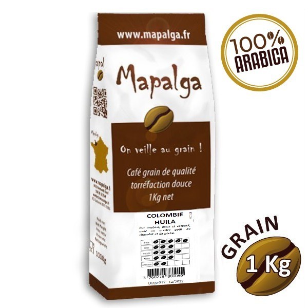 Le café origine de Colombie grain ou moulu