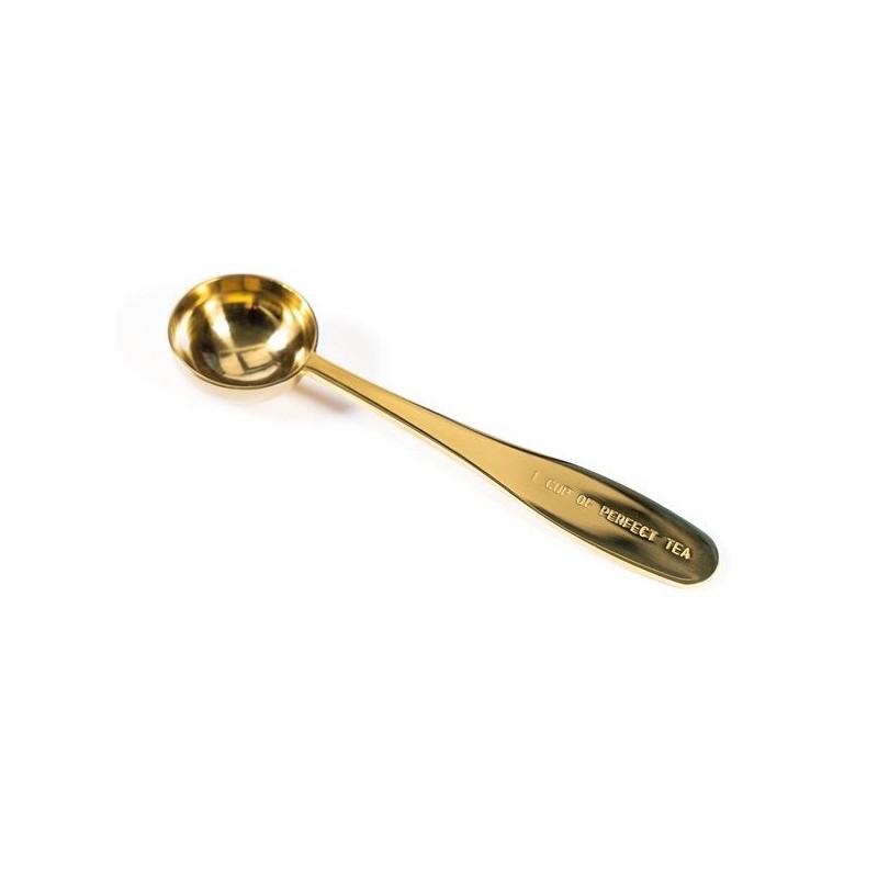 Misurare il cucchiaio per tè, finitura in oro in acciaio inossidabile 12,5 cm Chault 41459