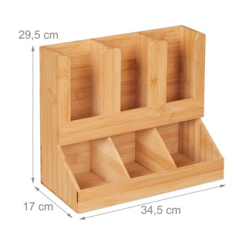 Organizer Accessori per caffè o tè 6 compartimenti - rilassati