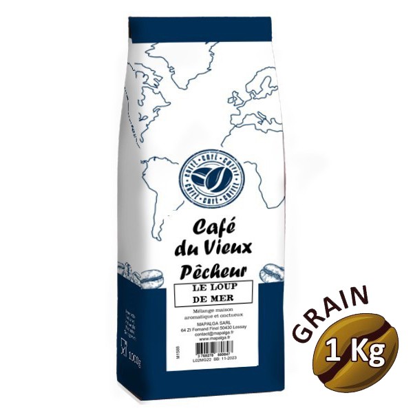 Boite café grain HONDURAS Premium Bio 125g CAFE DU VIEUX PECHEUR - MAPALGA  CAFES