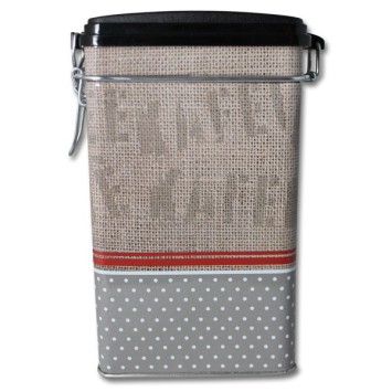 Boite en métal pour 250g de café - D7