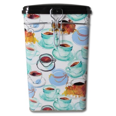 Scatola di metallo per 500 g di caffè - D8