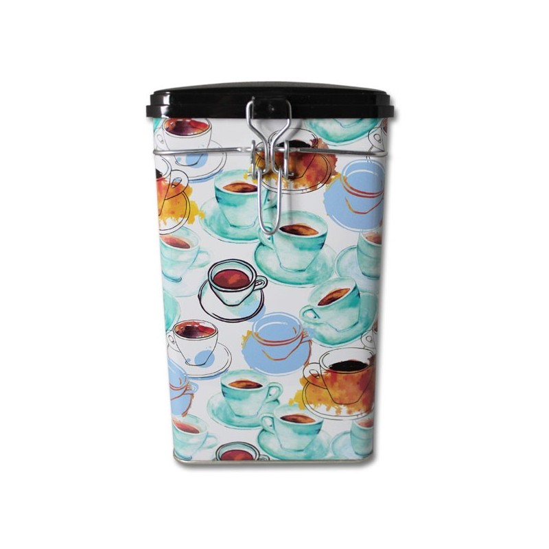Boite en métal pour 500g de café - D8