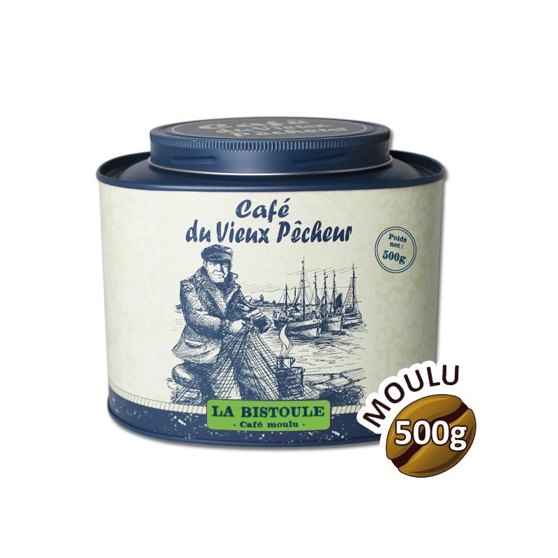 Metal Coffee Methe Coffee The 500g scaling up - Café du Vieux fisherman