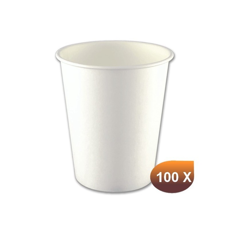 180 ml di tazza di cartone bianca - 7oz