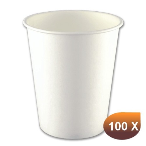 White cardboard cup 180 ml