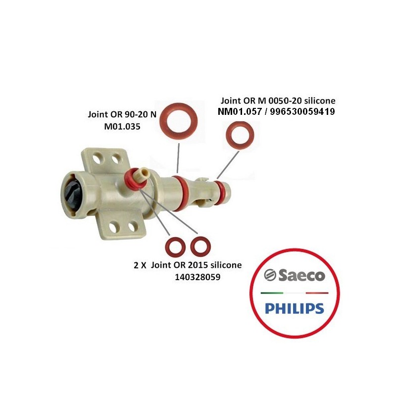 Lot de 4 joints rénovation pipette de groupe café - SAECO GAGGIA PHILIPS