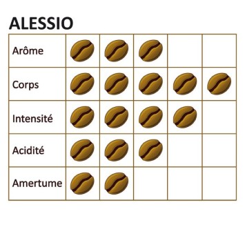 Café grain 100% ROBUSTA MAPALGA ALESSIO - 1 kg