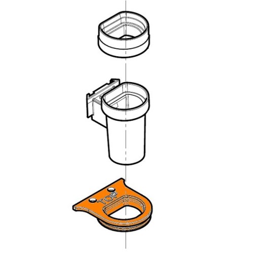 Coffee conveyor support 421944060561 saeco philips gaggia