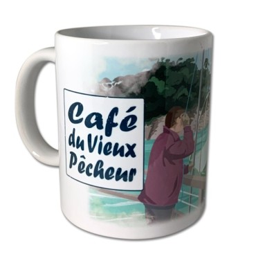 Mug Café du Vieux fisherman 30 cl - Carrelet