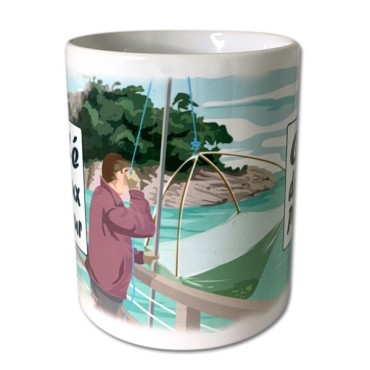 Mug Café du Vieux fisherman 30 cl - Carrelet