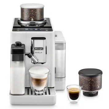 Delonghi Rivelia White 4455.w 5 anni Garanzia + 2 kg di caffè Offerto