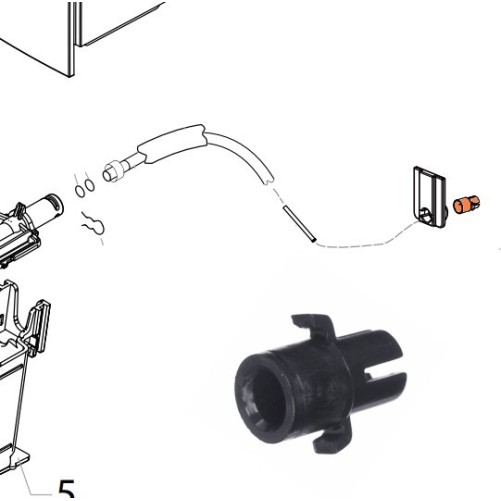 TV Téflon Noir 4x2 P124 SAECO 11005101/996530002749