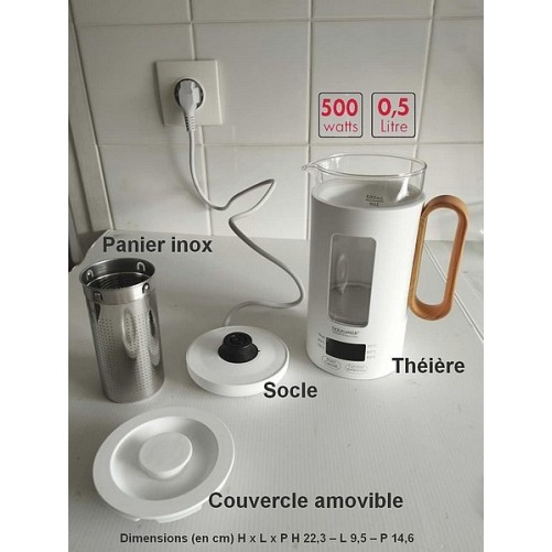 Teazen Evolution electric kettle - 0.5L - Naturamix