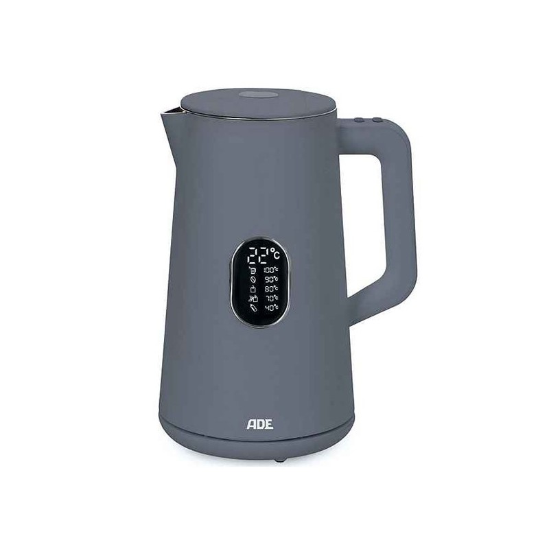 Bollitore grigio con temperatura regolabile KG2100-3 - 1,5 L - ADE