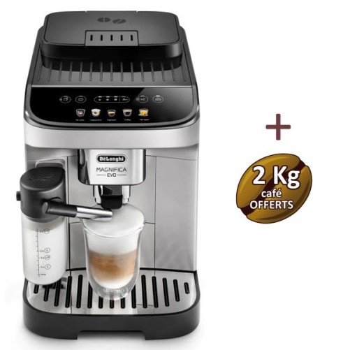 Magnifica EVO ECAM 290.61.SB DELONGHI 3 years warranty + 3 kg of coffee offered