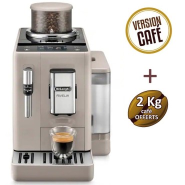 DELONGHI RIVELIA BEIGE SAND FEB 4435.BG 5 years warranty + 2 kg of coffee offered