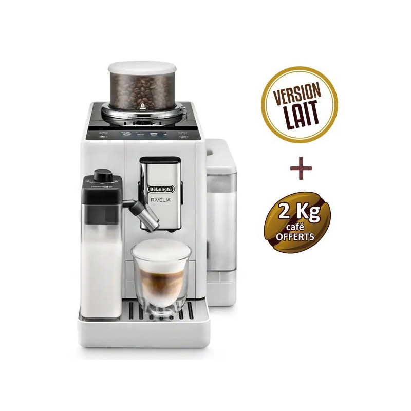 DELONGHI Rivelia White FEB 4455.W  garantie 3 ans + 2 Kg de café OFFERTS