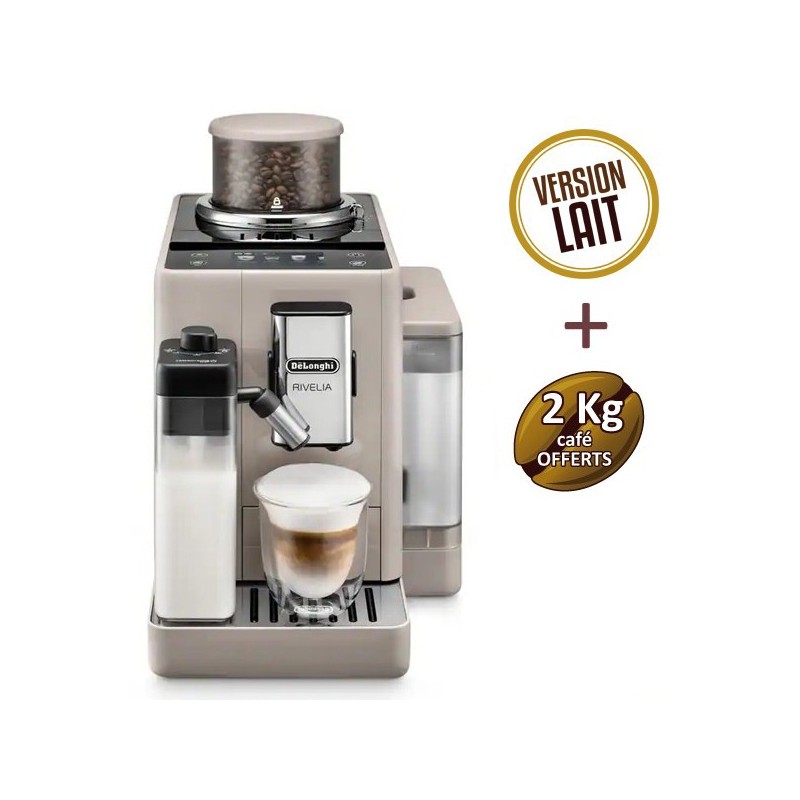 DELONGHI RIVILIA BEIGE SANDA SABILE FEB 4455.BG ​​Garanzia a 3 anni + 2 kg di caffè Offerto