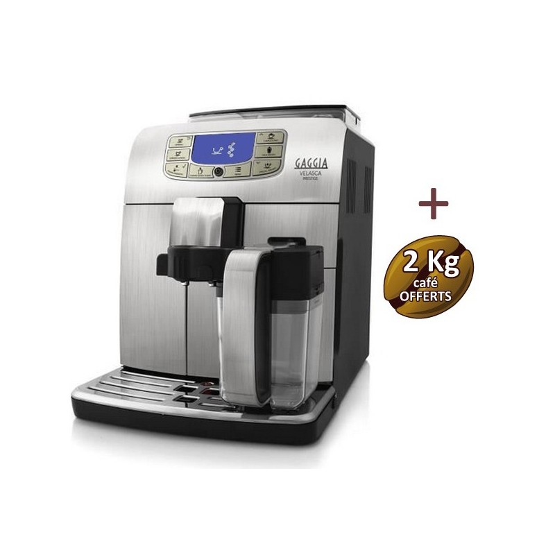 Macchina automatica velasca argento otc gaggia ri8263/01 + 2 kg di caffè offerto