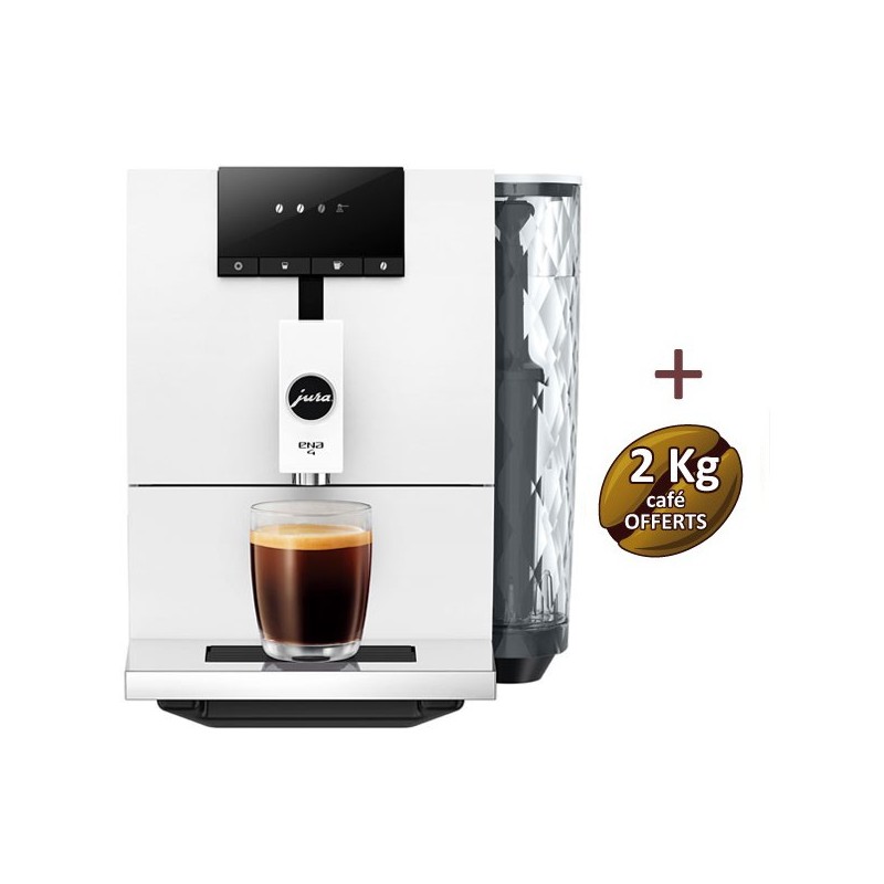 Machine à café ENA4 Full Nordic White 15499 JURA + 2 Kg de café offerts