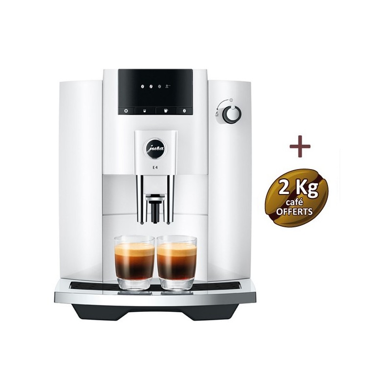 E4 Piano WHITE 15433 jura coffee machine + 2 kg of coffee offered