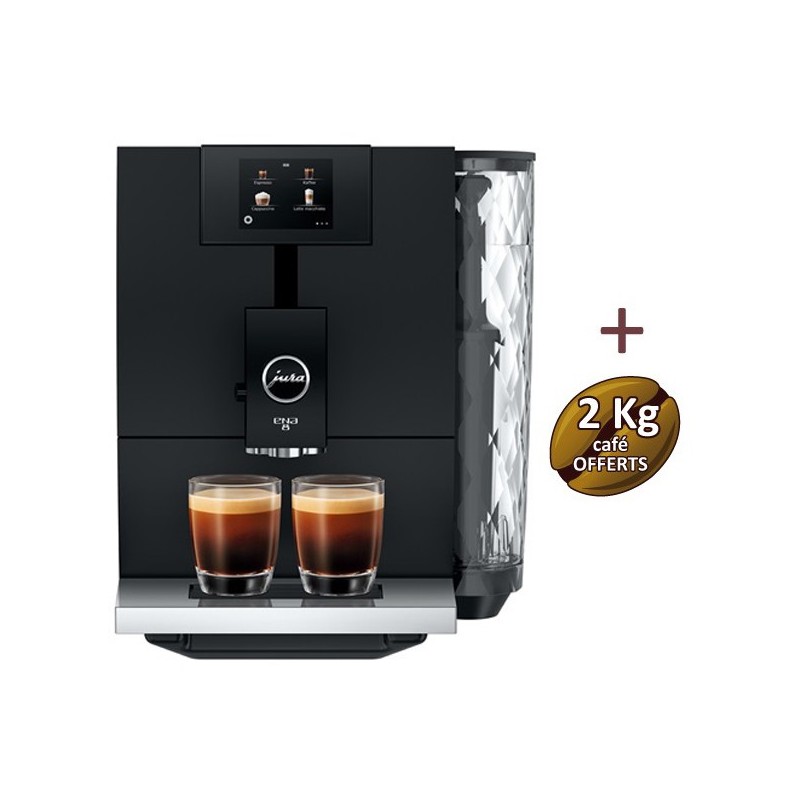 Machine à café ENA 8 Full Métropolitain Black (EC) 15493 JURA + 2 Kg de café