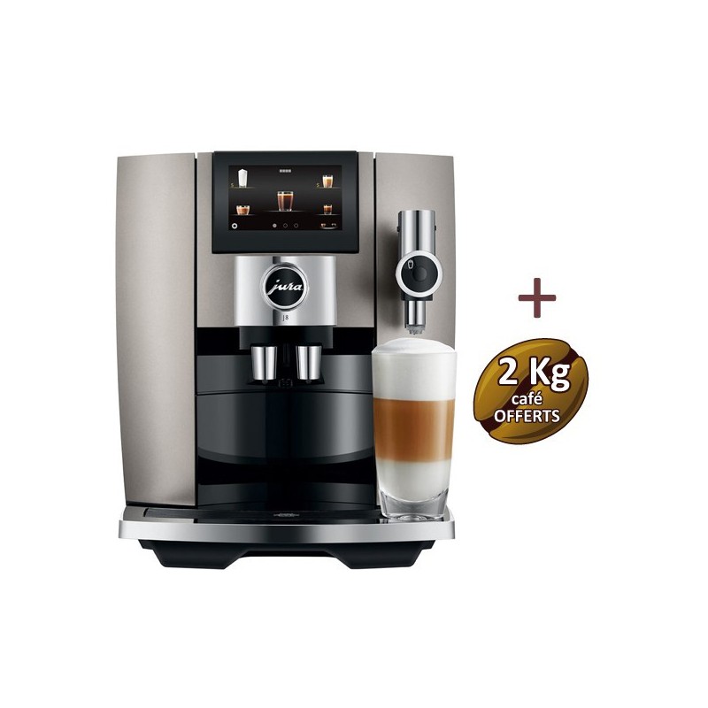 Macchina da caffè j8 mezzanotte argento 15471 - giura + 2 kg di caffè offerto