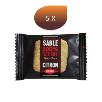 Assortimento di limone di shortbread, cacao e tradizione x 15 - Goulibeur