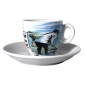 Set of 6 coffee cups - 10 cl - Café du Vieux fisherman
