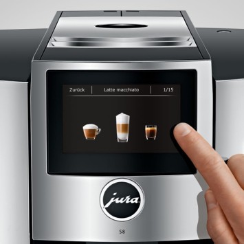 Machine à café S8 Chrome 15380 - JURA (4 x 250g de café offerts)