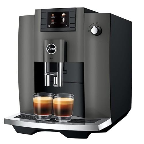 E6 Dark stainless steel coffee machine (EC) 15439 - Jura + 2 kg of coffee offered