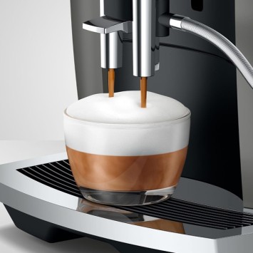 Machine à café E6 Dark Inox (EC) 15439 - JURA (4 x 250g de café offerts)