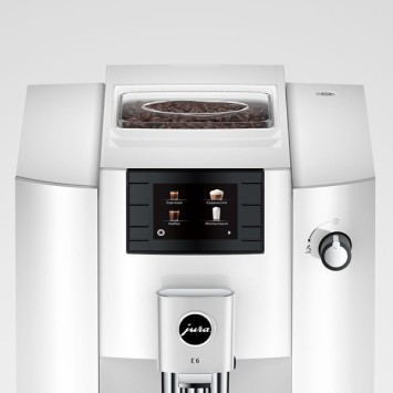 Machine à café E6 Piano White (EC) 15438 - JURA (4 x 250g de café offerts)