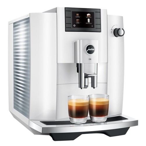 Machine à café E6 Piano White (EC) 15438 - JURA (4 x 250g de café offerts)