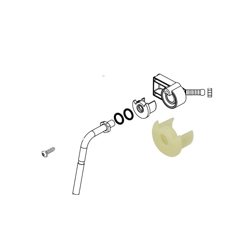 Water steam tube tip 17001028/996530073456 SAECO