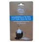 Filtre à thé en coton réutilisable 94121 - CHA CULT Filtre à thé en coton réutilisable 94121 - CHA CULT