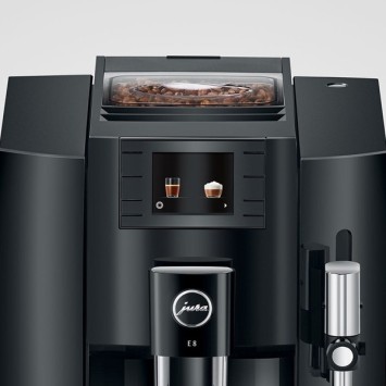 Machine à café E8 Piano Black (EB) 15355 - JURA (4 x 250g de café offerts)
