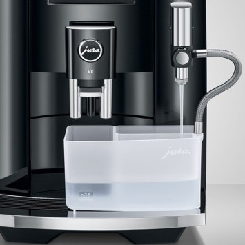E8 Piano Black Coffee Machine (EB) 15355 - Giura + 2 kg di caffè Offerto