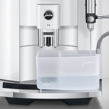 Machine à café E8 Piano White (EB) 15353 - JURA + 2 Kg de café OFFERTS