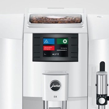 Machine à café E8 Piano White (EB) 15353 - JURA (4 x 250g de café offerts)