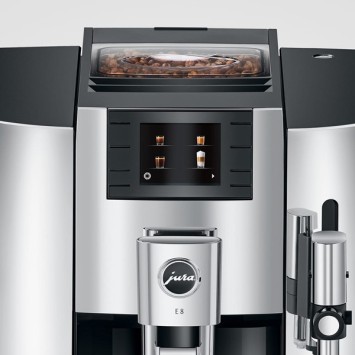 Machine à café E8 Chrome (EB) 15363 - JURA (4 x 250g de café offerts)