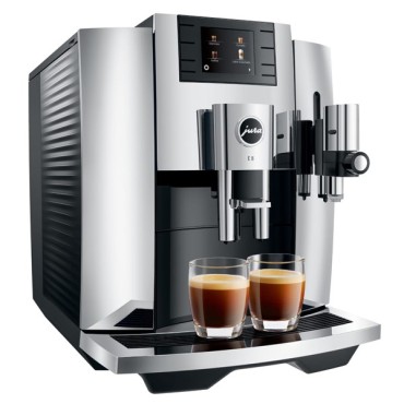 E8 Chrome Coffee Machine (EB) 15363 - Jura + 2 kg of coffee offered