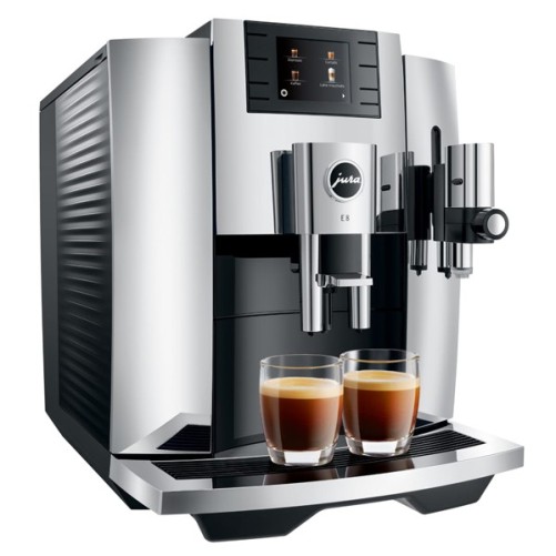 E8 Chrome Coffee Machine (EB) 15363 - Jura + 2 kg of coffee offered