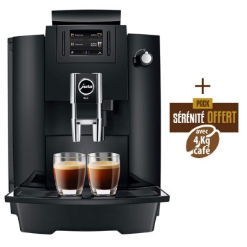 Machine à café WE6 Piano Black (EA) 15417 - JURA + 4 Kg de café OFFERTS