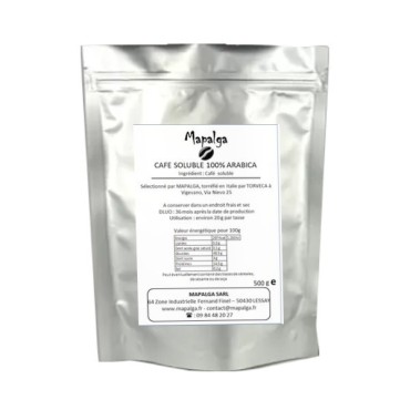 Soluble coffee 100% Arabica Sachet 500G - MAPALGA