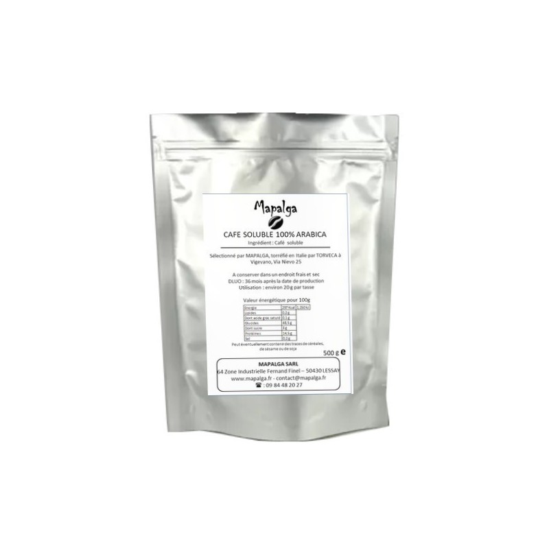 Soluble coffee 100% Arabica Sachet 500G - MAPALGA